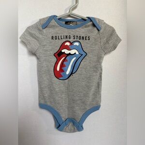 Rolling Stones Baby Onesie 6–9M | Official Licensed Band Bodysuit